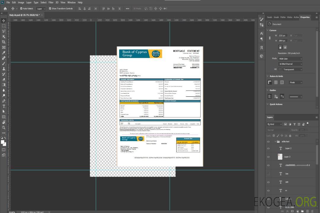 Chypre Banque de Chypre relevé d'hypothèque bancaire scr template Chypre Banque de Chypre relevé d'hypothèque bancaire scr template